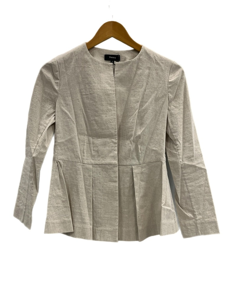 セオリー リネンジャケット セオリー theory リネンジャケット 麻 ライトアウター