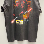 【曜日割引対象外】 ヴィンテージ vintage 90's 00's STARWARS "DARTH MAUL" USA製 Tシャツ ブラック XLサイズ 201MT-4553 VB