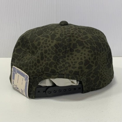 【中古】ザ エイチダブリュードッグアンドコー THE H.W.DOG&CO. MILITARY TRUCKER CAP レオパード柄 D-00900 帽子 メンズ帽子 キャップ グリーン フリーサイズ 201goods-656