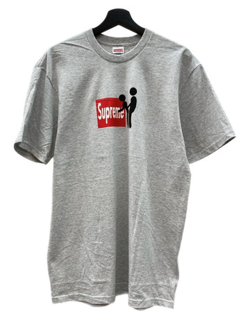 シュプリーム SUPREME 25AW Stick Tee Ash Gray スティック Ｔシャツ クルーネック 半袖 灰 Tシャツ ロゴ グレー Lサイズ 104MT-2340