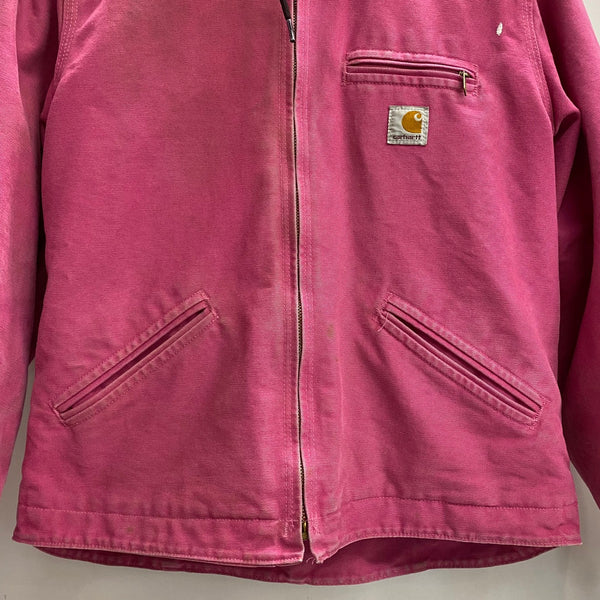 【曜日割引対象外】 カーハート Carhartt 00's シエラジャケット アクティブ デトロイト ジャケット ピンク Mサイズ 201MT-4754 VB