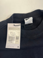 ナイキ NIKE ×STUSSY ステューシー Washed NRG Fleece Crewneck ウォッシュド フリーフ クルーネック トレーナー 裏起毛 黒 DO5310-010 XS スウェット ブラック 101MT-5136