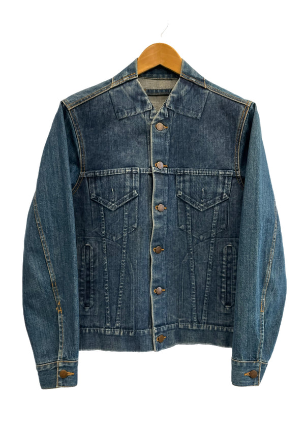 ミハラ ヤスヒロ MIHARAYASUHIRO デニムジャケット Gジャン 21021258 ジャケット ブルー Sサイズ 101MT-5456