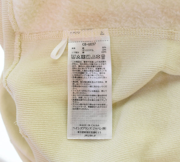 ダブルタップス WTAPS 21AW × Champion チャンピオン CREW REVERSE WEAVE リバースウィーブ クルーネック アイボリー C8-U037 スウェット ベージュ Lサイズ 103MT-2600