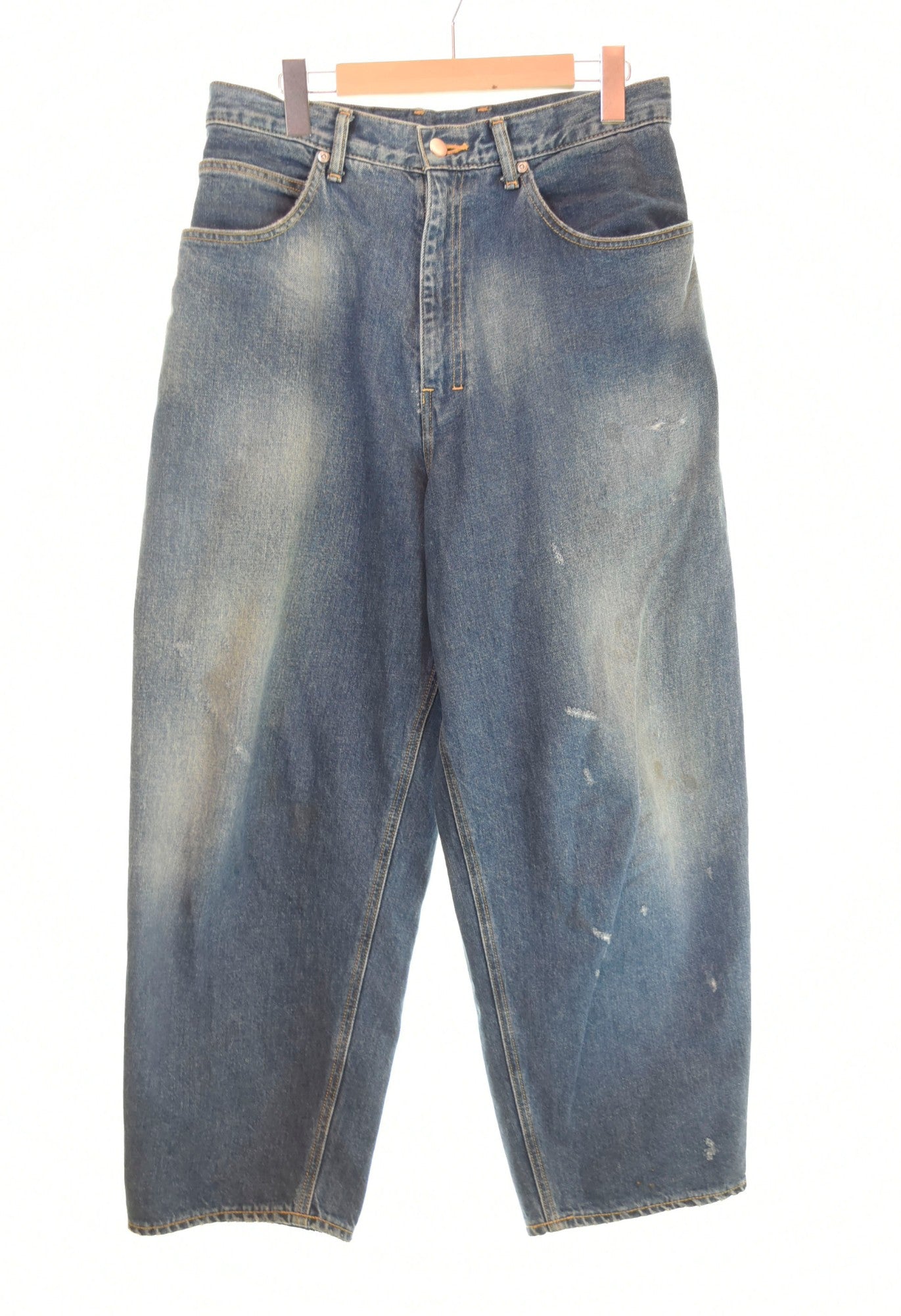 アンセルム ANCELLM WISM ウィズム AGING LOOSE TAPERED 5P DENIM PANTS デニムパンツ 青 ACW4  デニム ブルー 1 103MB-234