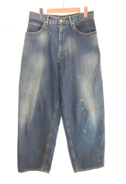 アンセルム ANCELLM WISM ウィズム AGING LOOSE TAPERED 5P DENIM PANTS デニムパンツ 青 ACW4 デニム ブルー 1 103MB-234