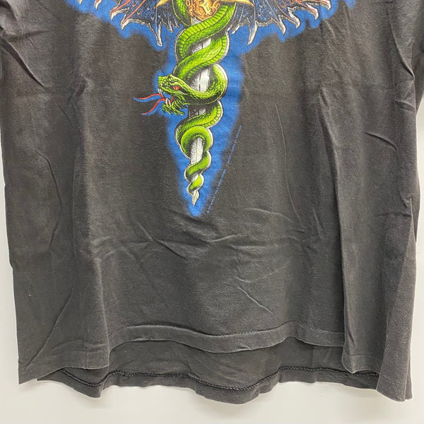 【曜日割引対象外】 ヴィンテージ vintage 80's Motley Crue バンド Tシャツ ブラック 201MT-3688 VB