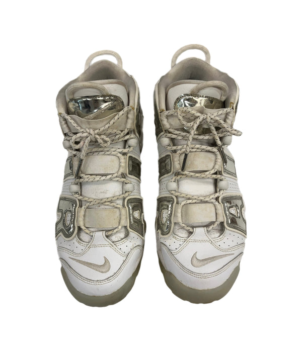 ナイキ NIKE Women's AIR MORE UPTEMPO CHROME WHITE/SILVER エア モア アップテンポ クローム ホワイト/シルバー 917593-100  メンズ靴 スニーカー ホワイト 29cm 101sh-1970