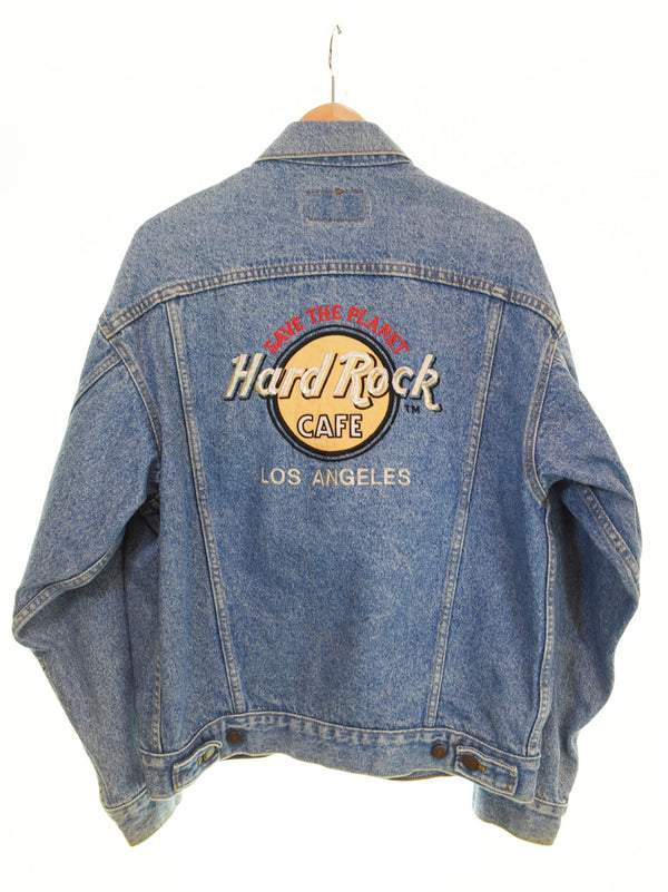 リーバイス Levi's HARD ROCK CAFE  90s デニムジャケット トラッカー ジャケット Gジャン 青 70507-4890 ジャケット ブルー Mサイズ 103MT-2323