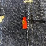 リーバイス レッド Levi's  RED カバーオール マルチポケット ジャケット ネイビー Sサイズ 201MT-4587