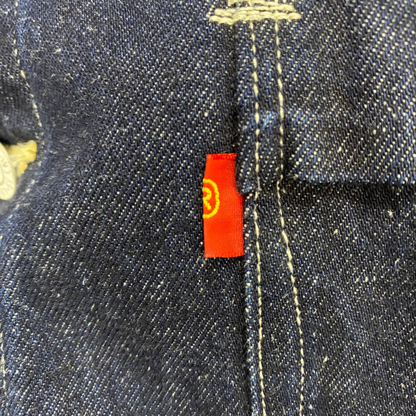 リーバイス レッド Levi's  RED カバーオール マルチポケット ジャケット ネイビー Sサイズ 201MT-4587