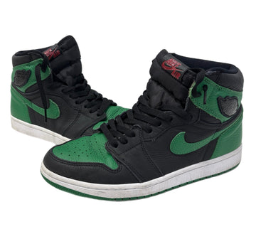 ナイキ NIKE エアジョーダン1 レトロ ハイ OG "ブラック/パイングリーン" Air Jordan 1 Retro High OG "Black/Pine Green" 555088-030 メンズ靴 スニーカー グリーン 26.5cmサイズ 201-shoes980