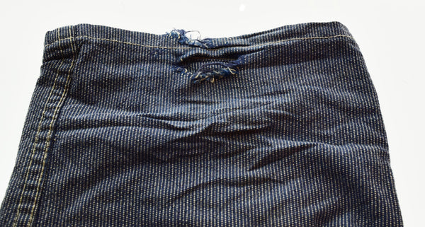 ダブルアールエル RRL ボタンフライ ラルフローレン ヒッコリー 90's ペインターパンツ 三つ星 タグ ボトムスその他 マルチカラー 34/32 103MB-594