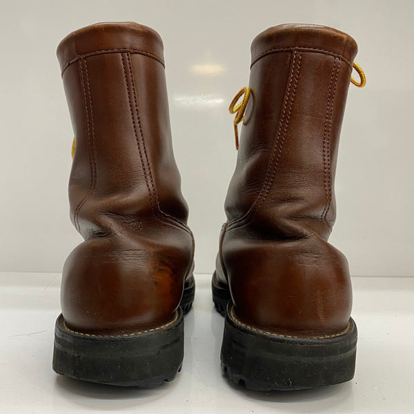 【曜日割引対象外】 ダナー Danner 90's Hunting Work Leather Boots USA製 GORE-TEX 63500 メンズ靴 ブーツ ワーク ブラウン 26.5cmサイズ 201-shoes1317 VB