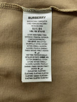 バーバリー Burberry 22SS クルーネック ロゴ ラバープリント 半袖 茶 8055310 Tシャツ ロゴ ベージュ Mサイズ 104MT-245