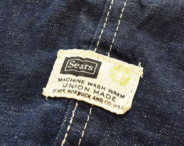 シアーズ sears 60s 70s OVERALL オーバーオール 濃紺 ヴィンテージ 60年代~70年代 つなぎ・オーバーオール ブルー 103MB-447