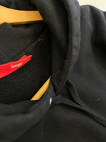 シュプリーム SUPREME big logo hooded sweatshirt ビッグロゴ バックプリントパーカー フーディ パーカ ブラック Lサイズ 101MT-5212