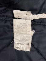 カーハート Carhartt DUCK VEST ダック ベスト ワーク 裏地キルティング アウトドア アウター 薄茶 ベスト ロゴ ベージュ Lサイズ 104MT-1671