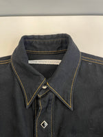 ジョンローレンスサリバン JOHN LAWRENCE SULLIVAN 18AW COWBOY DENIM SHIRT カウボーイデニムシャツ ウェスタンシャツ 3B004-0218-30 46 長袖シャツ ブラック 101MT-4890
