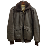 【曜日割引対象外】 エルエルビーン L.L.Bean 70's 80's G-1 Leather Flight Jacket USA製 ジャケット ブラウン Sサイズ 201MT-4196 VB