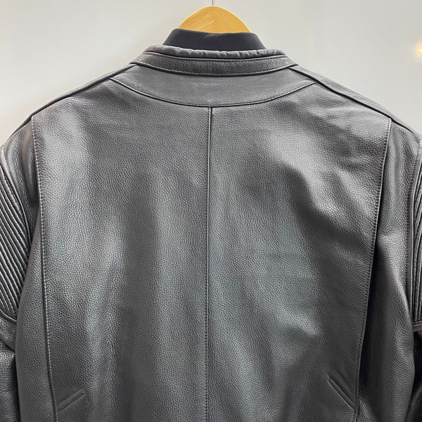 カドヤ KADOYA シングルライダース レザージャケット インナー付 ジャケット ブラック Lサイズ 201MT-4280