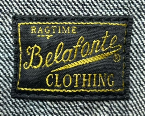 【曜日割引対象外】 べラフォンテ BELAFONTE PULLOVER BAND COLLAR DENIM SHIRTS  ジャケット ネイビー XLサイズ 201MT-2815 VB