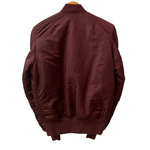 アルファ インダストリーズ ALPHA INDUSTRIES MA-1 フライトジャケット 0615-00-573-8335 ジャケット ワインレッド Sサイズ 201MT-4260