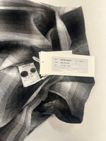 ラディアル RADIALL BELAIR - OPEN COLLARED SHIRT L/S オープンカラーシャツ オンブレチェック 黒×白 チェック柄 RAD-24SS-SH004 長袖シャツ マルチカラー Lサイズ 101MT-5143