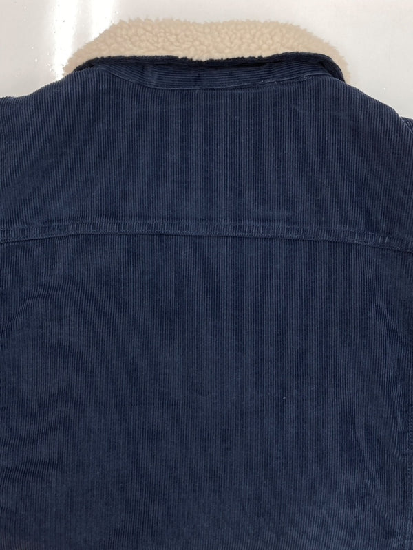 パタゴニア Patagonia 20AW PILE LINED TRUCKER JACKET トラッカー ジャケット 裏ボア ボタン コーデュロイ アウトドア アウター 紺 26520FA20 ジャケット ロゴ ネイビー Sサイズ 104MT-2154