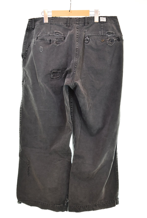 ラルフローレン RalphLauren ダメージ リペア 加工 ワークパンツ ボトムスその他 ブラック 34/32 103MB-654