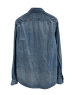 ラルフローレン RalphLauren POLO COUNTRY ポロ デニムシャツ  長袖シャツ ブルー Mサイズ 101MT-5179