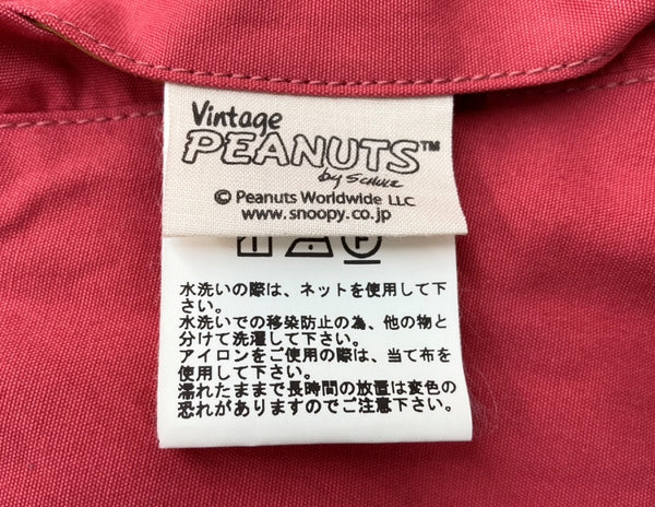 バズリクソンズ BUZZ RICKSON'S × PEANUTS ピーナッツ TOUR JACKET ツアー ジャケット スヌーピー アウター ロゴ 刺繍 赤 BR14073 サイズ 38 ジャケット キャラクター レッド 104MT-1295