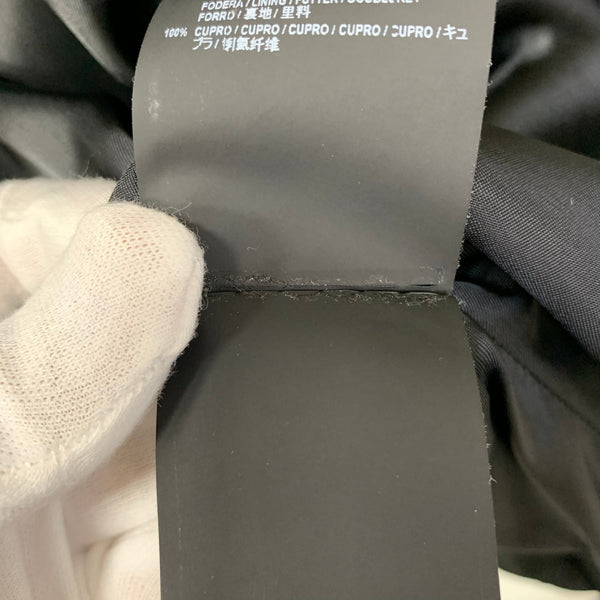 バレンシアガ BALENCIAGA 18AW PADDER WINDBREAKER バックロゴ ナイロンジャケット 533910 TYD36 ジャケット ブラック 44サイズ 201MT-4845