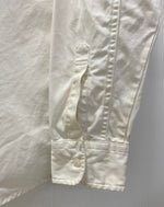 ステューシー STUSSY 90s シャツ クラウン グッチカラー サイドライン 黒タグ 長袖シャツ ホワイト Mサイズ 201MT-2563