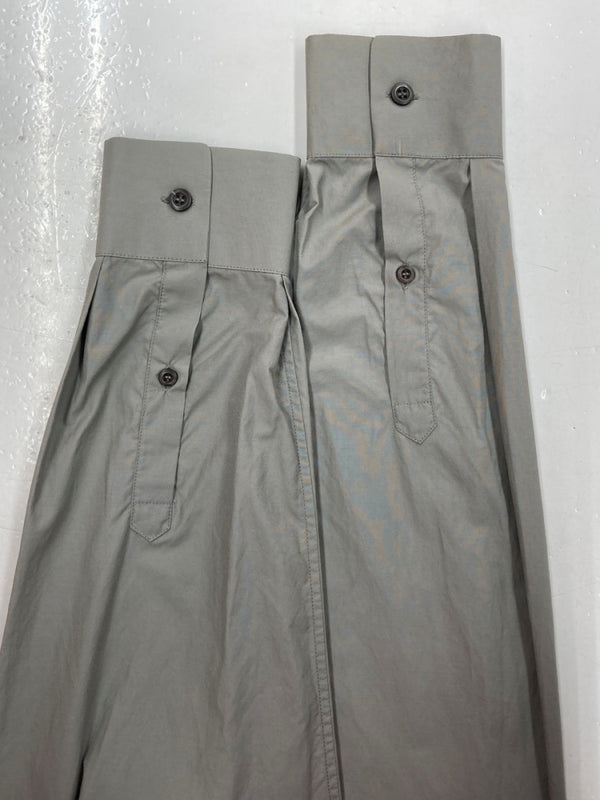 プラダ PRADA L/S DRESS SHIRT ドレス シャツ 長袖 レギュラーカラー ボタン 灰 サイズ 39 長袖シャツ 無地 グレー 104MT-1610