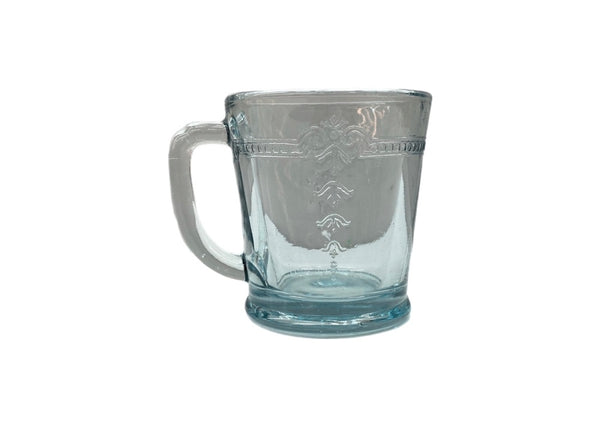 ファイアーキング Fire-King 40s Philbe Mug フィルビー マグ サファイアブルー Dハンドル 無刻印 USA製 耐熱 加工 マグカップ 青 その他 総柄 ブルー 104Z-15