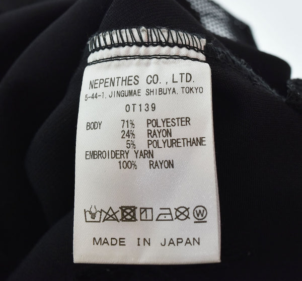 ニードルズ Needles W.U. Straight Pant キャバリー ツイル ストレートパンツ 黒 OT139 ハーフパンツ ブラック Sサイズ 103MB-396