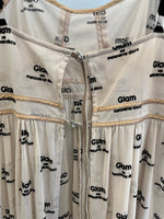 メゾンスペシャル MAISON SPECIAL フロッキーグラムシアーキャミワンピ  総柄 ワンピース ベージュ フリーサイズ 101LT-235