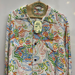 【曜日割引対象外】 サンサーフ SUN SURF レーヨンハワイアンシャツ GUARDIAN SPIRIT  SS29201 長袖シャツ ホワイト Mサイズ 201MT-4394 VB