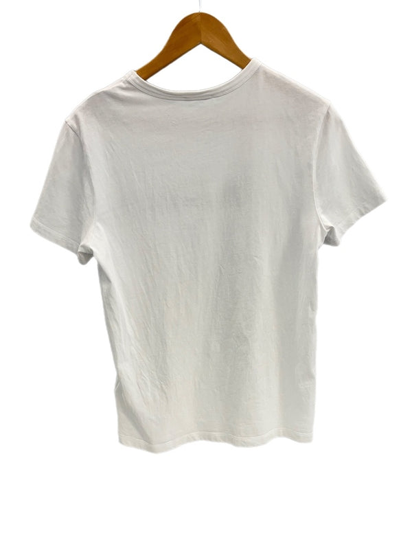 モンクレール MONCLER MAGLIA ロゴパッチ付き半袖Tシャツ 白 E10918041850 8390T Tシャツ ホワイト Sサイズ 101MT-4251