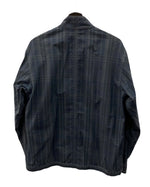 シュプリーム SUPREME OLD USA製 チェック スイングトップ ジップアップ ジャケット 紺 ジャケット チェック ネイビー Mサイズ 104MT-1728