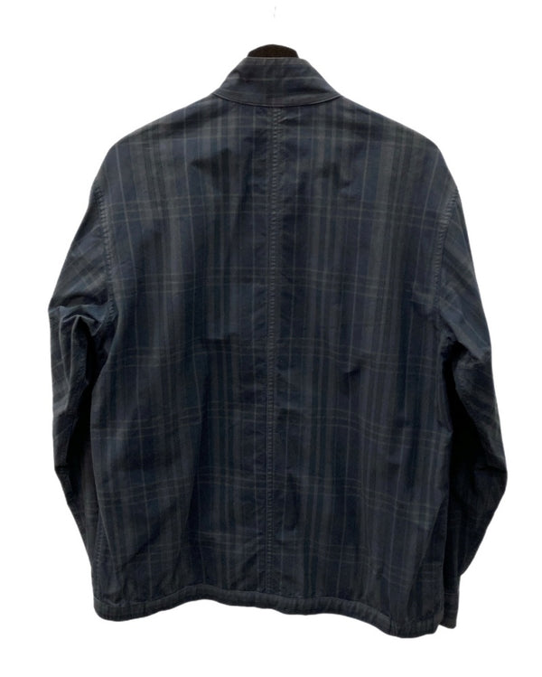 シュプリーム SUPREME OLD USA製 チェック スイングトップ ジップアップ ジャケット 紺 ジャケット チェック ネイビー Mサイズ 104MT-1728