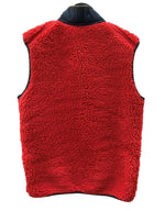 パタゴニア Patagonia レトロX ボアベスト フリース アウトドア 胸ポケット ロゴ刺繡 キッズ規格 USA製 RED 赤 STYLE65561 ベスト ロゴ レッド KIDS XL(14) 104LT-259