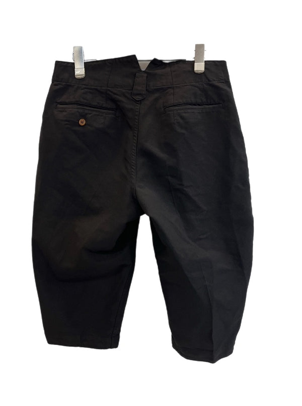 コムデギャルソン COMME des GARCONS HOMME PLUS オム プリュス  ポリ縮絨ショートパンツ 黒 ハーフパンツ ブラック SSサイズ XS 101MB-740