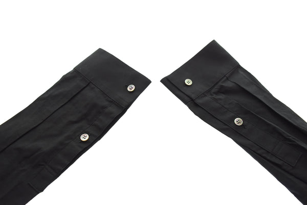 アンダーカバー UNDERCOVER 10ss less but better 2010ss デッドストック NOS E4407 3 長袖シャツ ブラック 103MT-2875