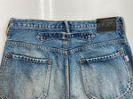 シュガーヒル SUGARHILL 22SS CLASSIC DENIM PANTS クラシック デニム パンツ シンチバック ボタンフライ パッチ ズボン 青 無地 22SSPT08 デニム ブルー サイズ 32 104MB-142