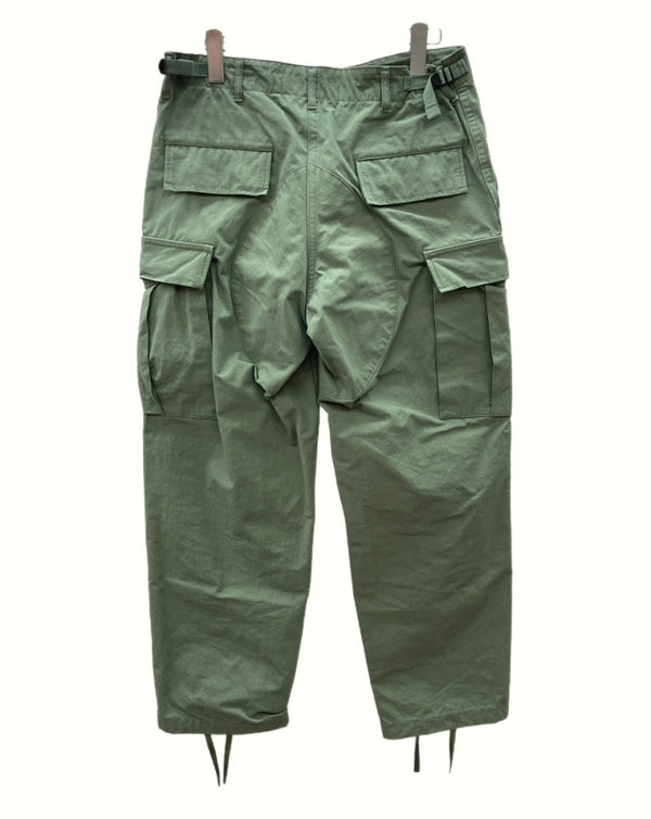 ダブルタップス WTAPS TROUSERS NYCO RIPSTOP リップストップ カーゴ トラウザー パンツ 緑 無地 WVDT-PTM01 カーゴパンツ カーキ 1 104MB-112