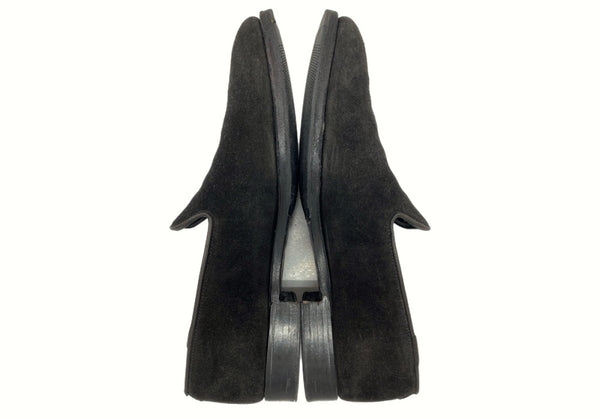 クロケットアンドジョーンズ CROCKETT&JONES KENSINGTON 3 ケンジントン スエード ローファー スリッポン シューズ 黒 26191 メンズ靴 ブーツ デザート ブラック サイズ 7Ｅ 104S-681