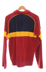 ナイキ NIKE 70's 70年代 ハーフジップ ベロア プルオーバー 赤 ジャージ レッド Mサイズ 103MT-2058