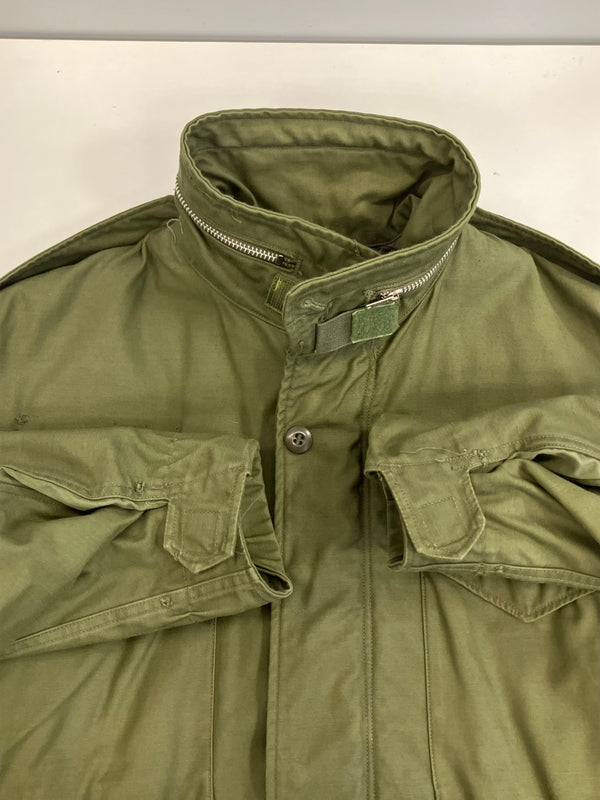 ミリタリー military 60's 60年代 68年会計 US ARMY 米軍 実物 M-65 フィールドジャケット 2rd.アルミジップ グレーライナー VINTAGE ヴィンテージ  SMALL-REGULA ジャケット カーキ Sサイズ 101MT-4905